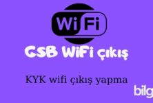GSB WiFi Çıkış – KYK WiFi Çıkış Sorunsuz – Güncel 2023