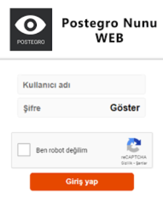 Postegro giris yap
