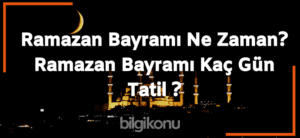 Ramazan Bayrami Kac Gun Tatil 1