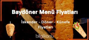 Baydoner Menu Fiyatlari 1